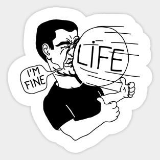 I'm Fine Sticker